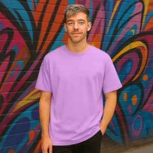 Remera Lila Comic Classic — Oversize