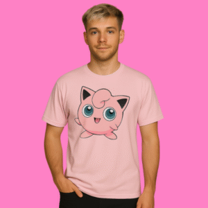 Jigglypuff — Remera Oversize Mundo Pink